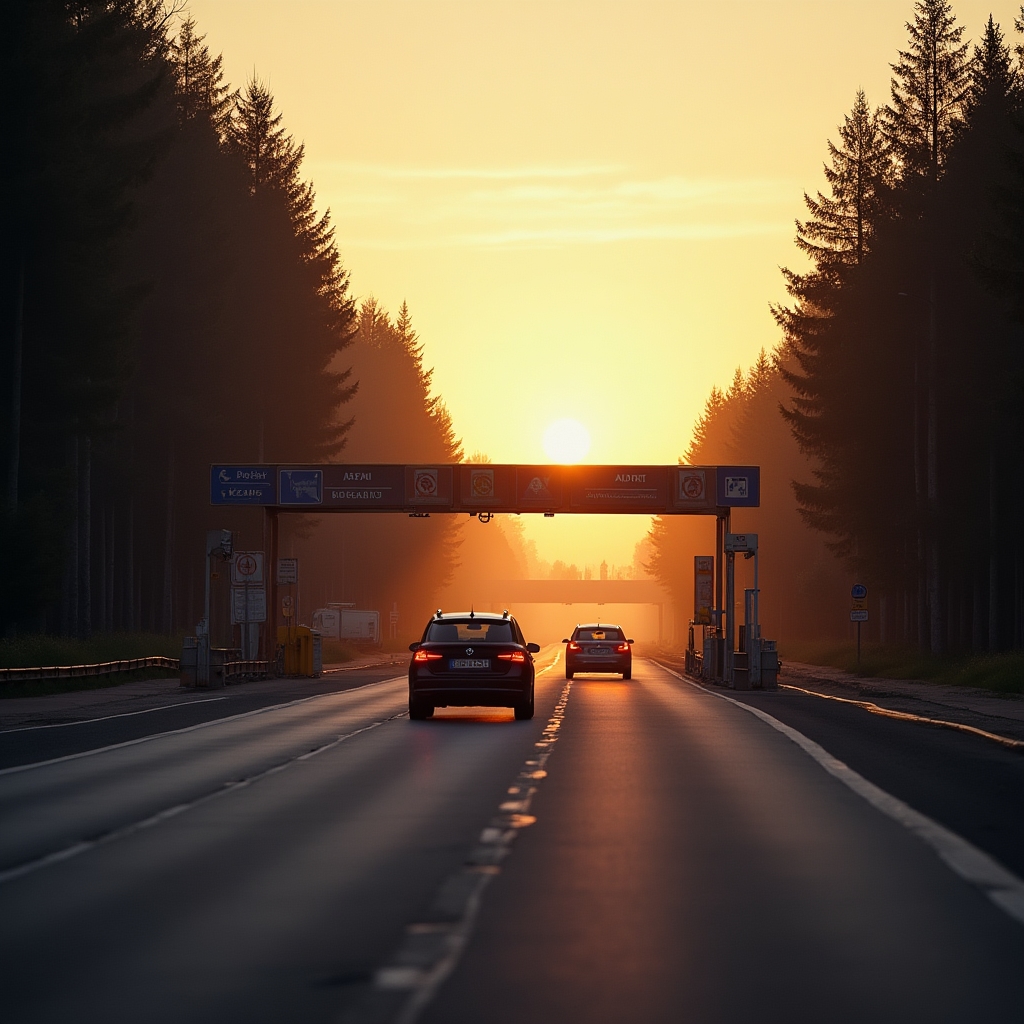 Pozemní hraniční přechod na silnici